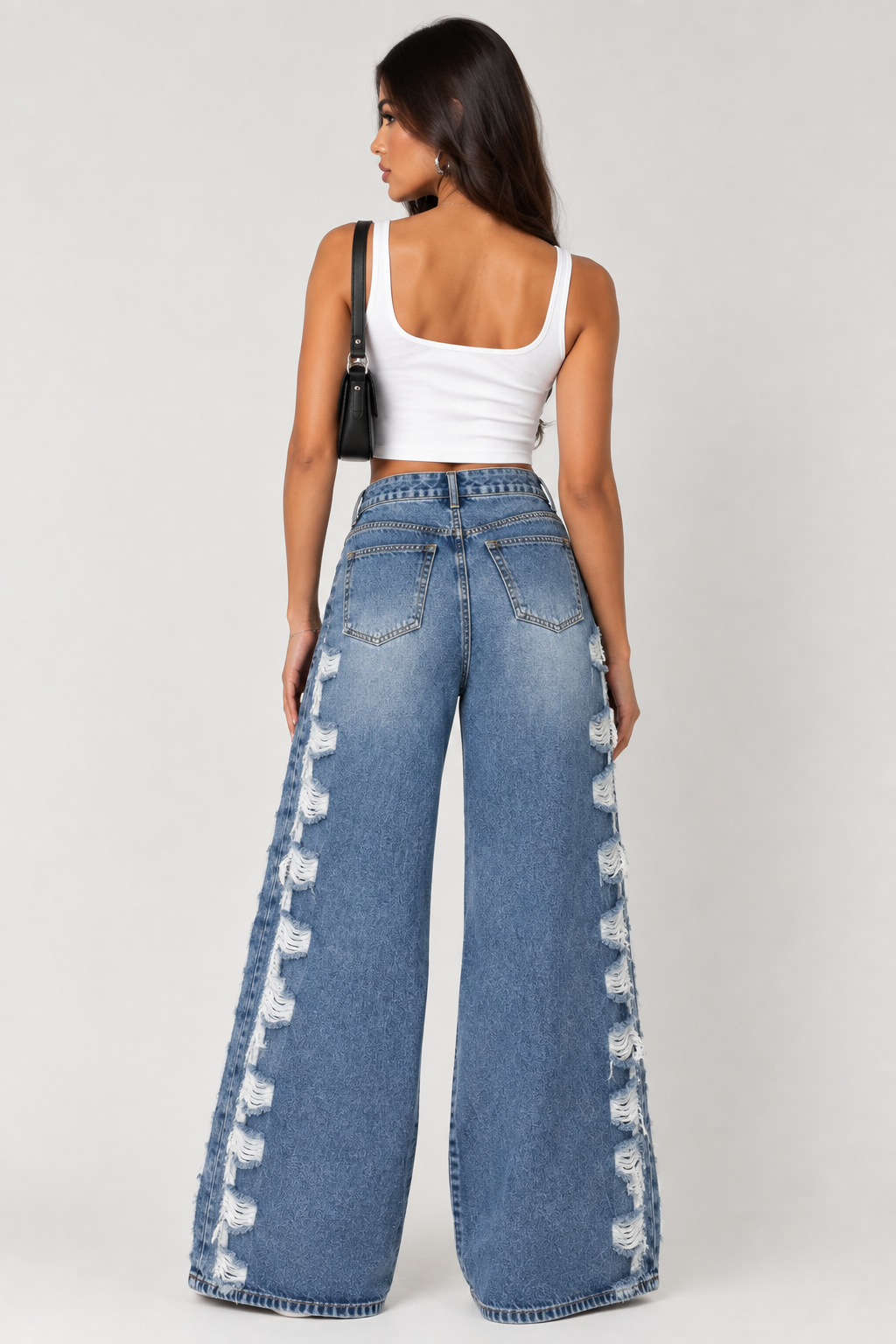 Calça Wide Leg Urban Denim