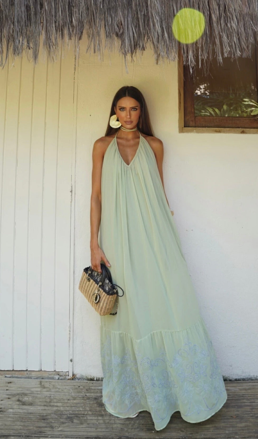 Vestido Longo Playa Del Carmem
