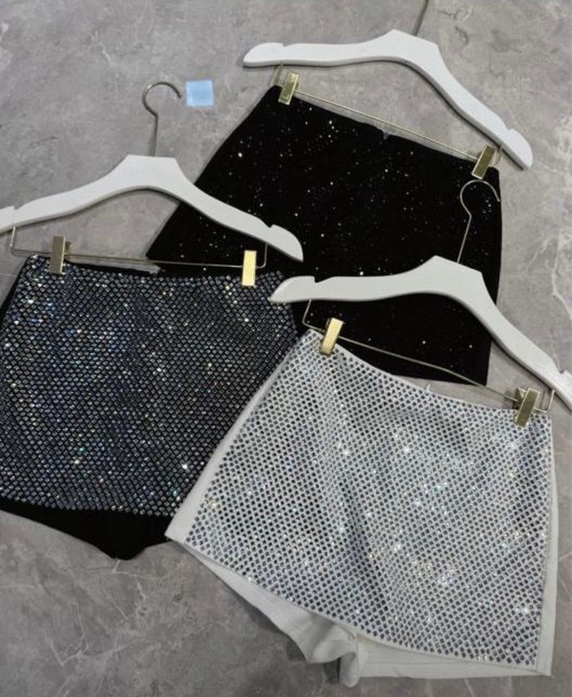 Short Glow Strass