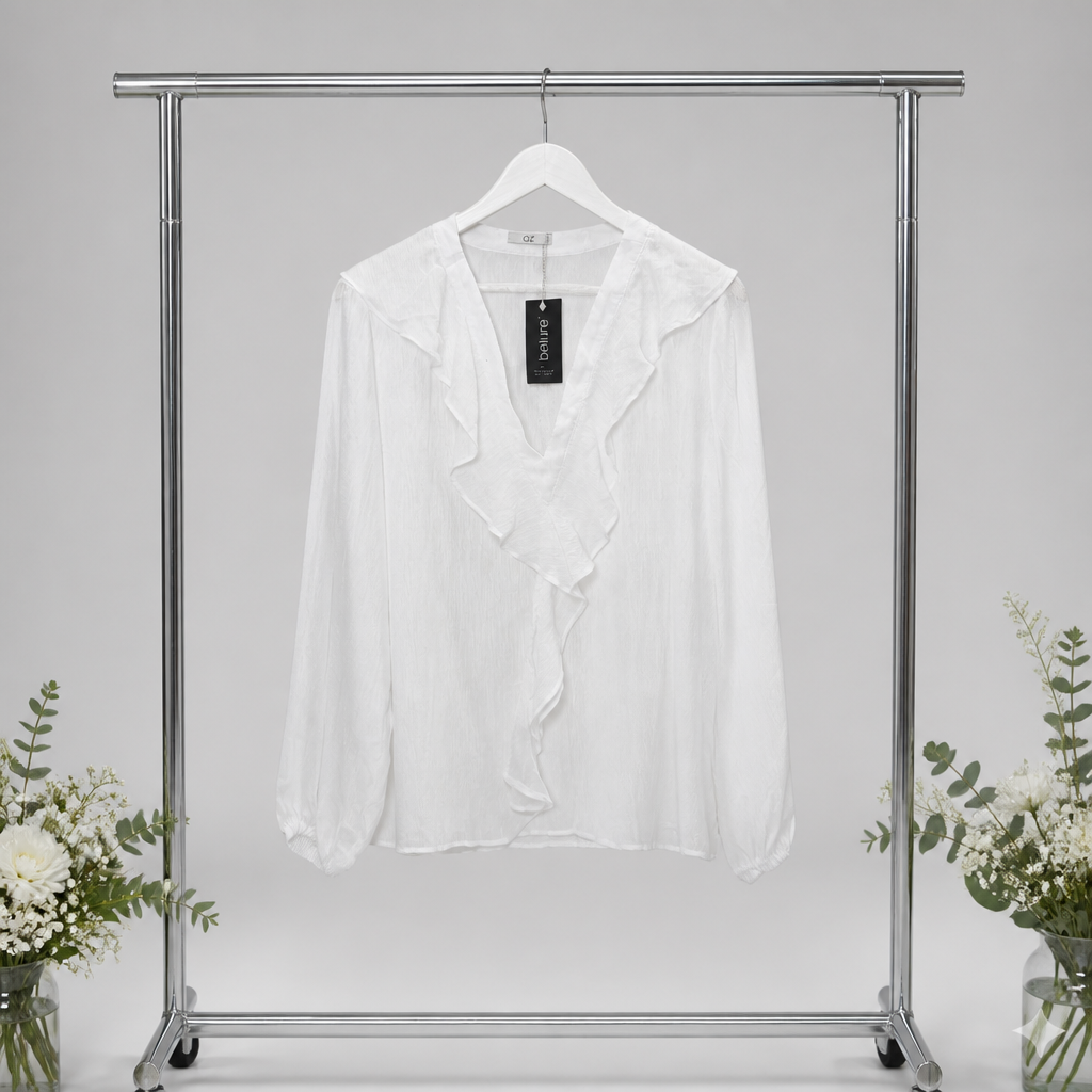 Blusa Manga Longa Musseline