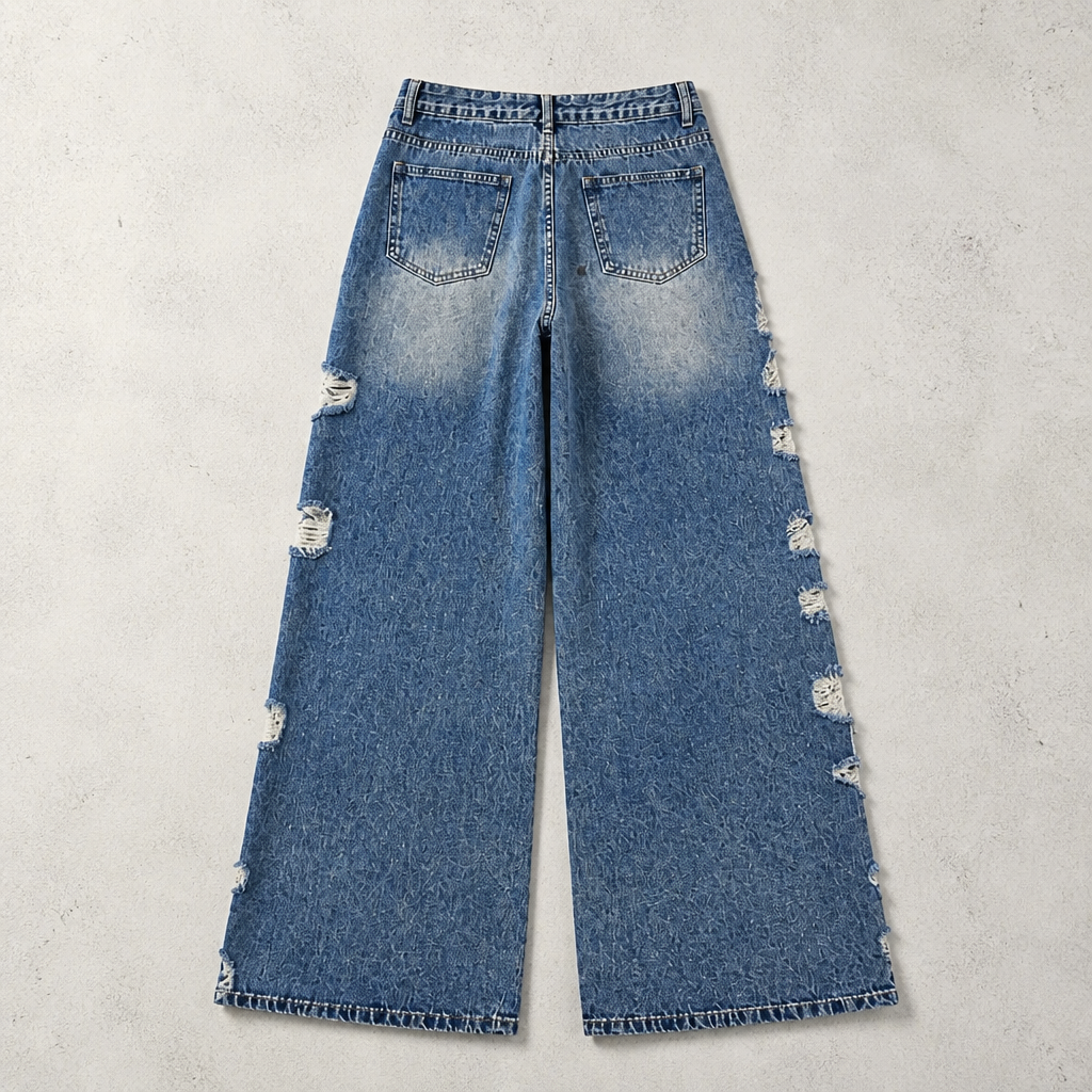 Calça Wide Leg Urban Denim