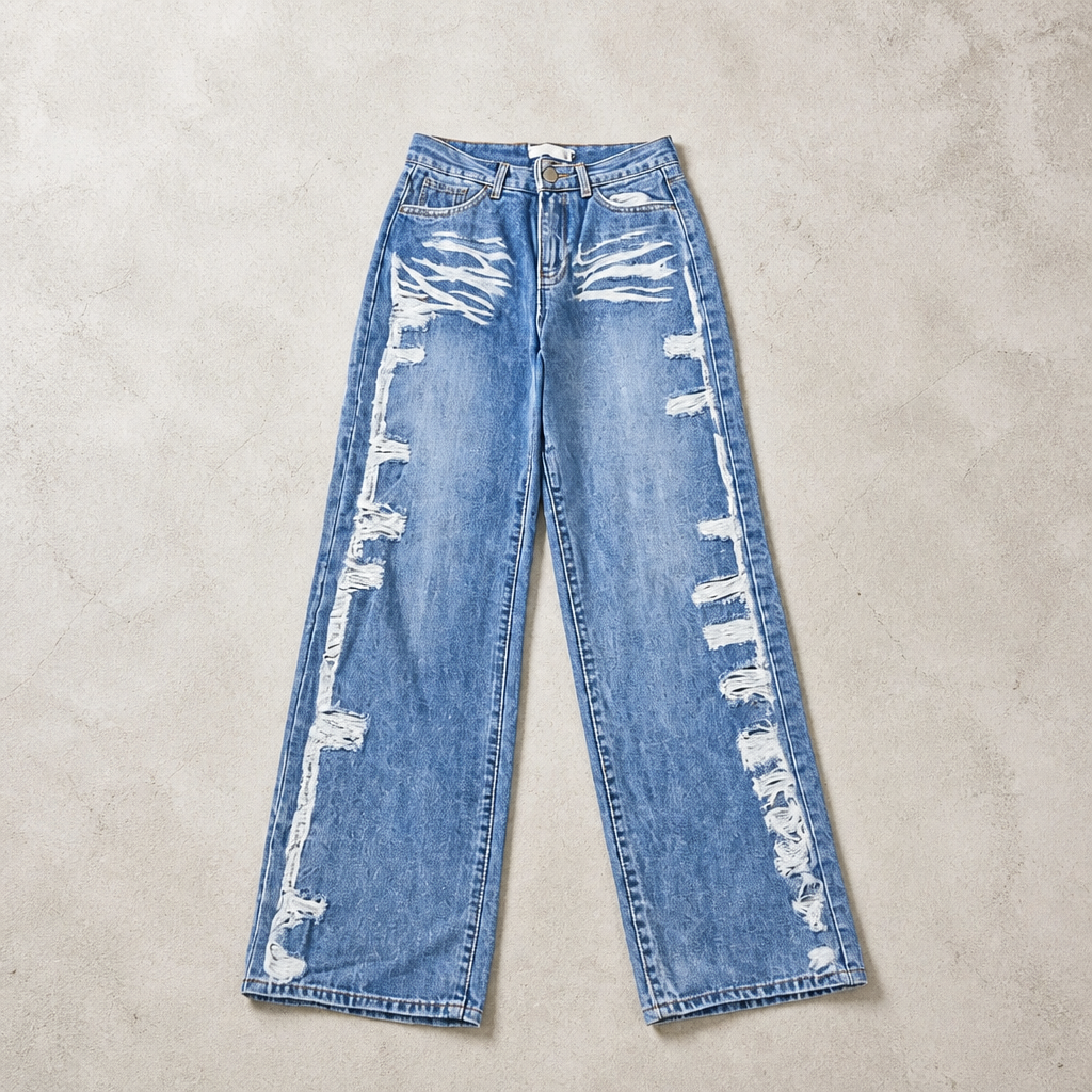 Calça Wide Leg Urban Denim