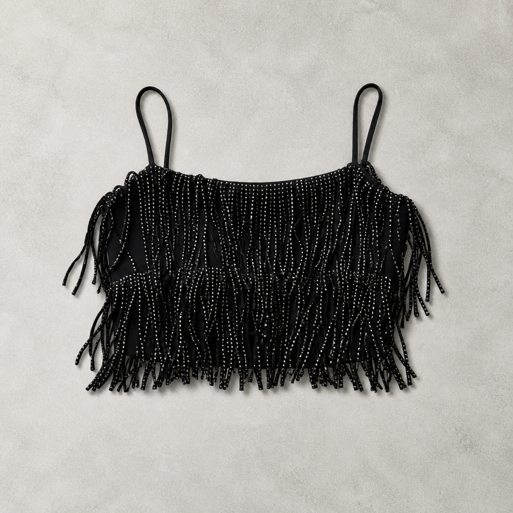 Blusa-Top  Fringe Shine