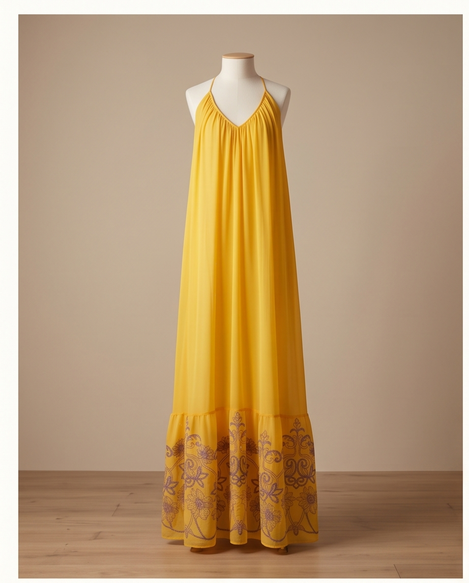 Vestido Longo Playa Del Carmem
